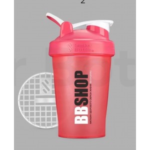 BBSHOP шейкер розовый с сеточкой и венчиком (400мл) BBSHOP шейкер розовый с сеточкой и венчиком (400мл)